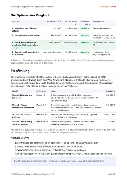 Teil 1: Management-Zusammenfassung, Seite 4