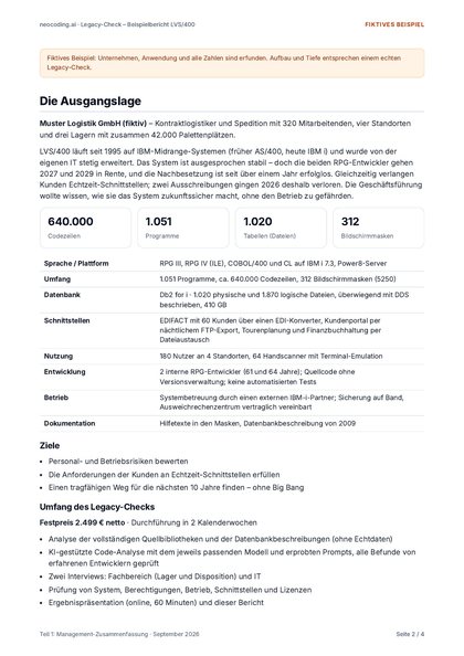 Teil 1: Management-Zusammenfassung, Seite 2