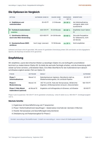 Teil 1: Management-Zusammenfassung, Seite 4
