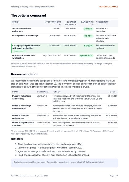 Part 1: Management summary, Page 4