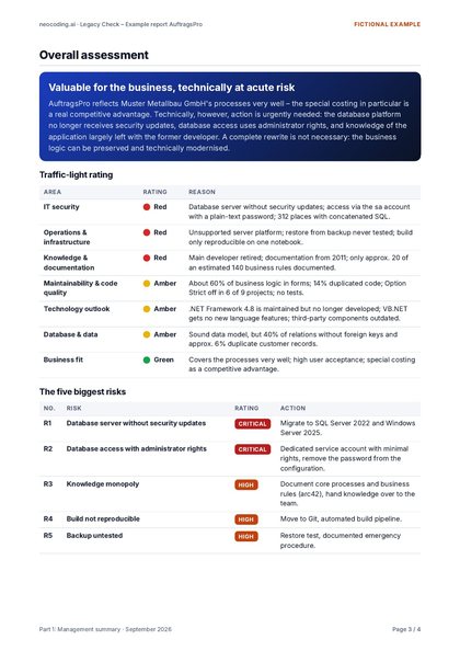 Part 1: Management summary, Page 3