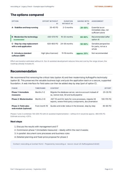 Part 1: Management summary, Page 4